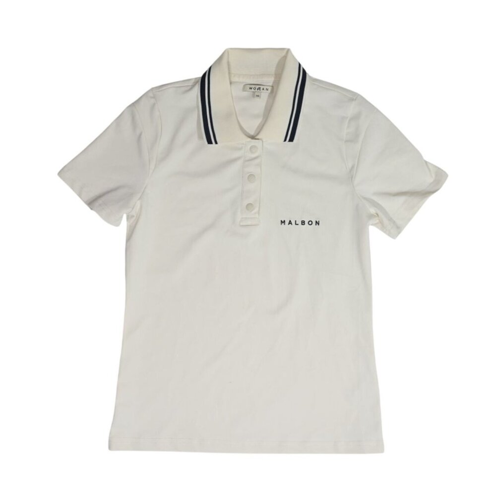 Malbon Andrea Polo Shirt in White
